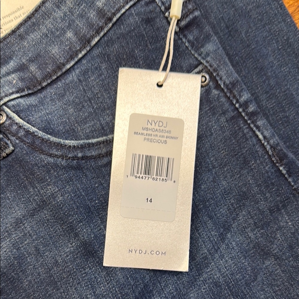 BRAND NEW NYDJ Le Silhouette Ami Skinny High-Rise Jeans - Picture 9 of 12